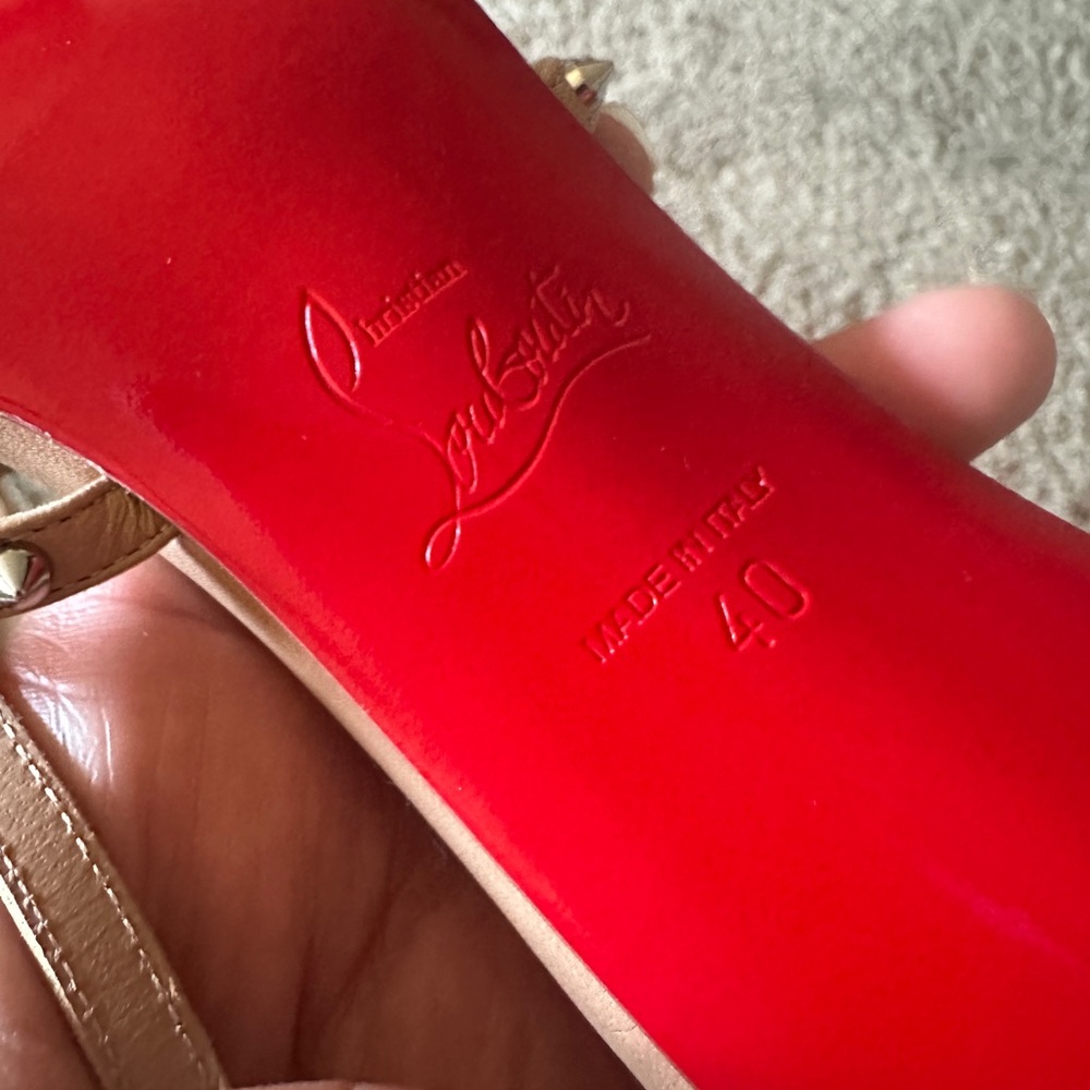 Christian Louboutin Tatooshka Spike Sandal NEW - Picture 11 of 13